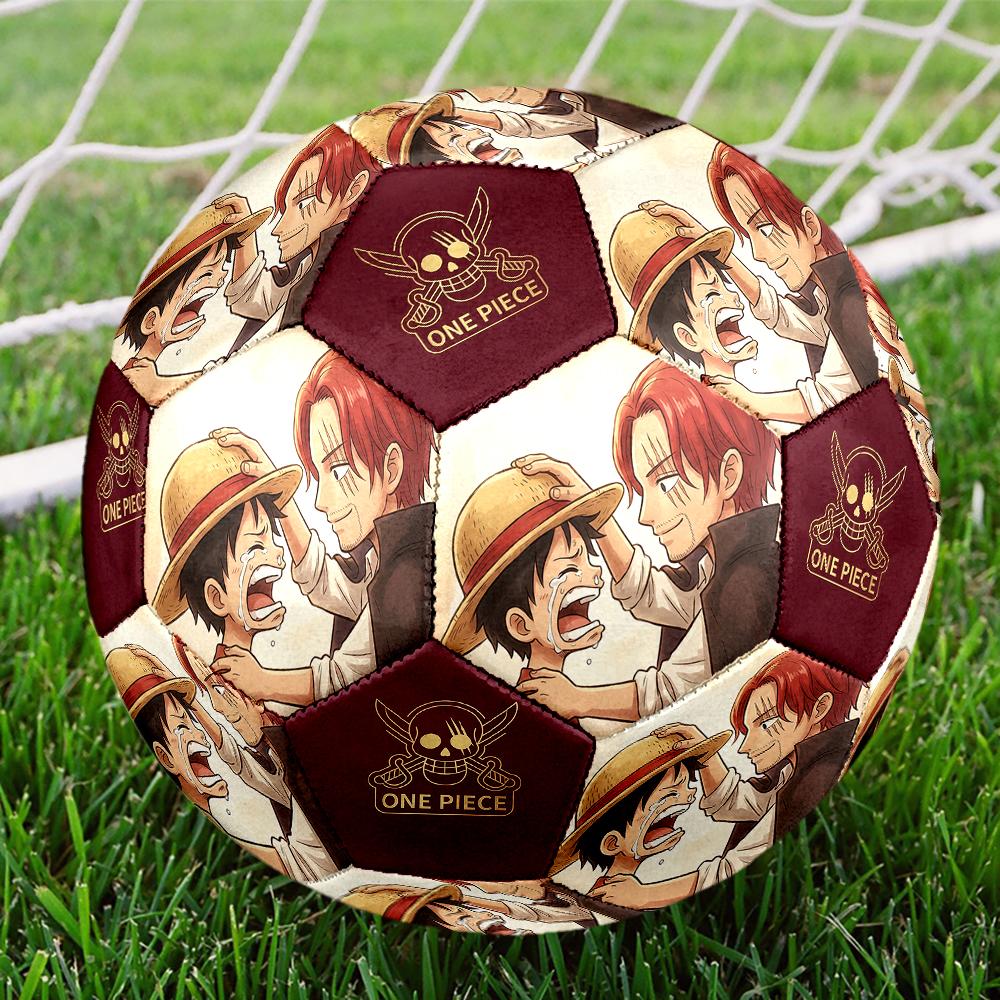 1pc One Piece Football Soccer Ball Size 5 Indoor Soccer Ball Fashion Colorful  Backyard Game -Great For Sports Fans Gift HE18