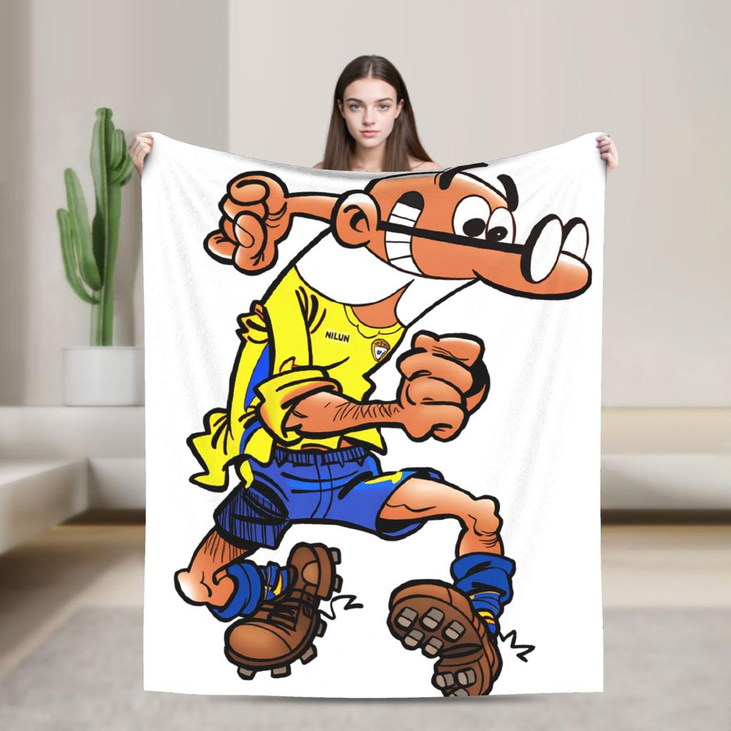 Mort & Phil Mortadelo Y Filemón Blanket Quality Super Soft Throw Blanket Spring Camping Outdoor Comfortable Bedspread