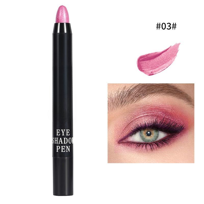 Eyeshadow Pen High-gloss Pearlescent Brightening Explosive Lazy Silkworm Pen Flashing Eye Shadow Stick Makeup