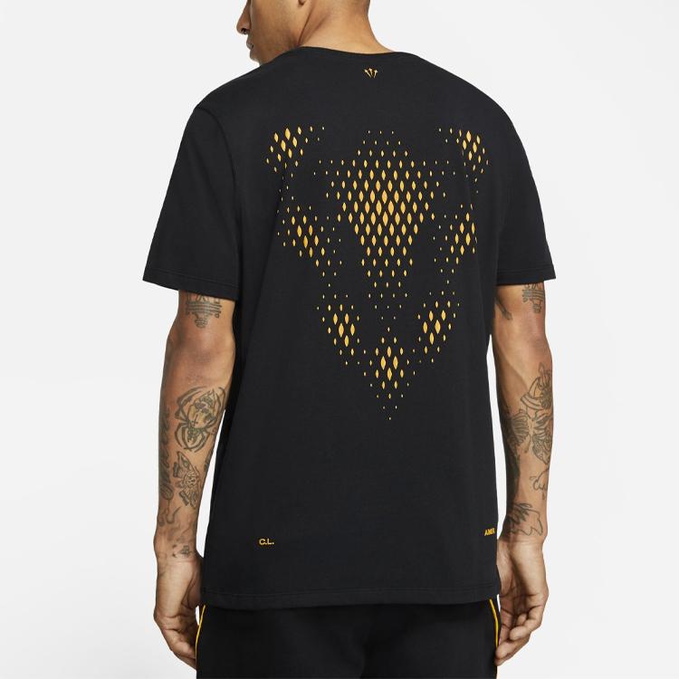 Nike X Drake Nocta Lässiges Kurzarm-T-Shirt Asian Edition Herren Oberteile Schwarz DA4106-010