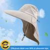 1PC Wide Brim Sun Hat With Neck Flap For Men Women Adjustable Outdoor 50+UPF Protection Safari Cap Hiking Fishing Hat