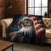 Vereinigte Staaten Nationalvogel Adler Flanelldecke Weiche Warme Decke für Schlafzimmer Zimmer Wohnzimmer Bett Reise Camping Picknick Geschenk
