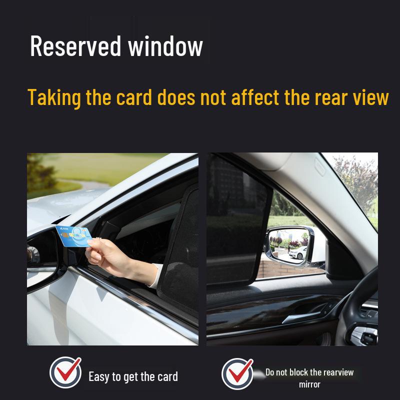 BMW X2 Magnetic Window Curtain: Dense Blackout Mesh for Privacy, Heat Insulation, and Sun Protection.