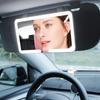 1 Pièce Femmes Rechargeable Lumière d'Appoint Mince Miroir de Courtoisie Miroirs Intérieurs de Voiture Plaque Pare-Soleil Led Miroir de Maquillage HD Pour Filles