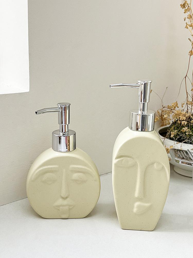 Einfachheit Elegante Abstrakte Figur Duschgel Fortgeschrittene Reiseflasche Flasche für Zuhause Badezimmer Schreibtischdekoration