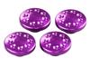 POSH 000821-05 Motorcycle Equipment Cap Bolt Cover for M10 Blueberry