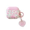Korean Pink Small Floral AirpodsPro1 Earphone Case for Apple 1/1/1 Generation Wireless Bluetooth Case