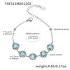Round Faceted Glass Stone Jewelry Set - Necklace, Earrings, Bracelet - European American Fashion Design
