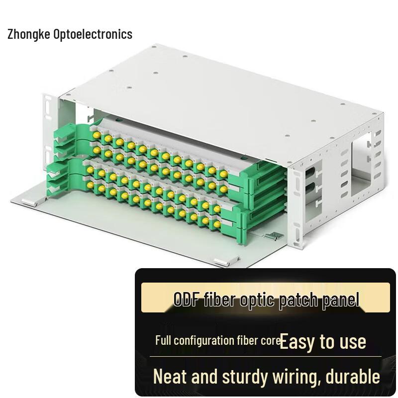 Zhongke Optoelectronics ZK-ODF Series 19-inch Rack-Mount Fiber Optic Distribution Frame