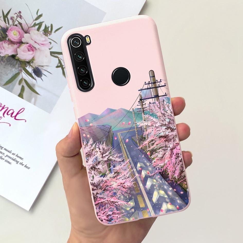For Phone Cover Xiaomi Redmi Note 8 8T Case Popular Flower Slim Soft Silicone Coque For Xiaomi Redmi Note 8 Pro Note8 8 T Fundas