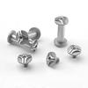 10sets Plum Blossom Head M4 Screw for Knife Handle Nail Modified 416 Stainless Steel Screws Knife Embryo Making Accessories