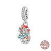 Christmas Charm Bead Components Bead Components Copper Metal Christmas Tree Snowman Elk Charm Bead Component Compatible With Authentic Original