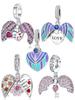 Heart Openable Pendant Mothers Day Gifts Copper Plated For Charms Copper Plated Original Bracelet For Jewelry Making