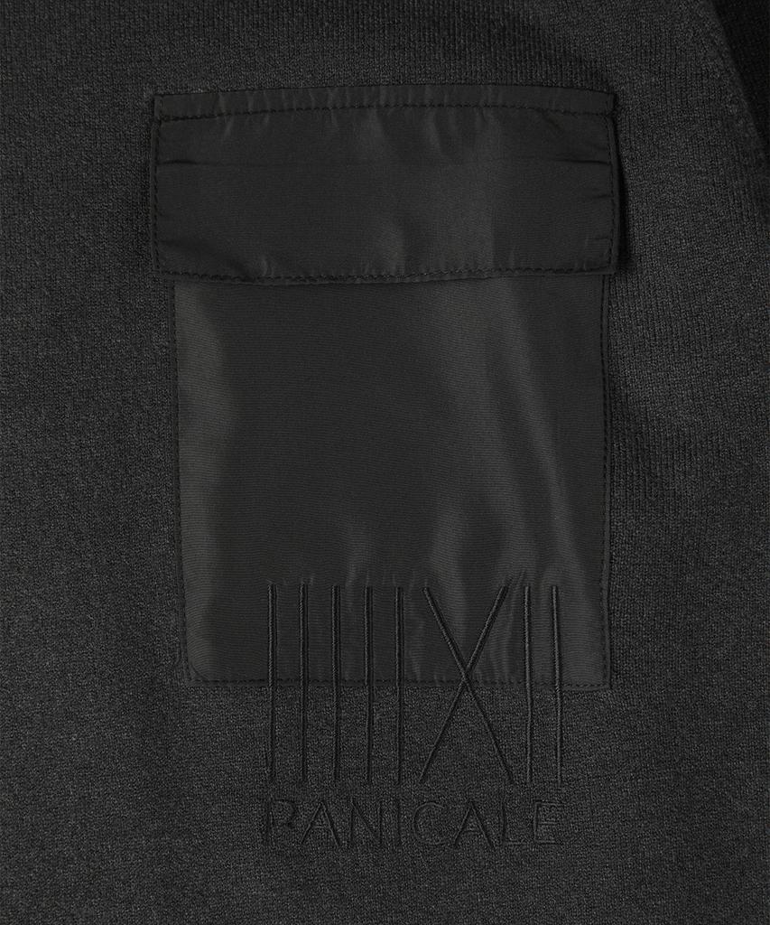 PANICALE Dark Gray Unisex Slim Fit Soft Pocket Knit