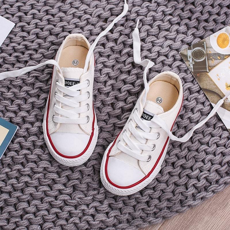 Children'S Shoes Summer Newest Girl'S Candy Color Sneakers Boy'S Canvas Shoes Baby Casual Shoes Student Nonslip Sneakers