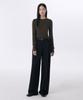 MUSINSA STANDARD WOMAN Women'S Heavyweight Brushed Deep Tuck Wide Slacks [Black]