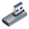 SUNROZ Adapter L-shaped OTG USB 3.0 Male - USB 3.0 Female 10 Gbps, Metal (A485670)