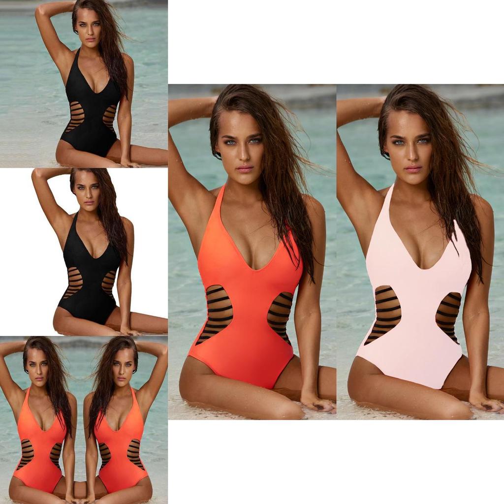Sexy Womans Swimwear One Piece Swimsuit Monokini Bathing Bikini Padded Push Up