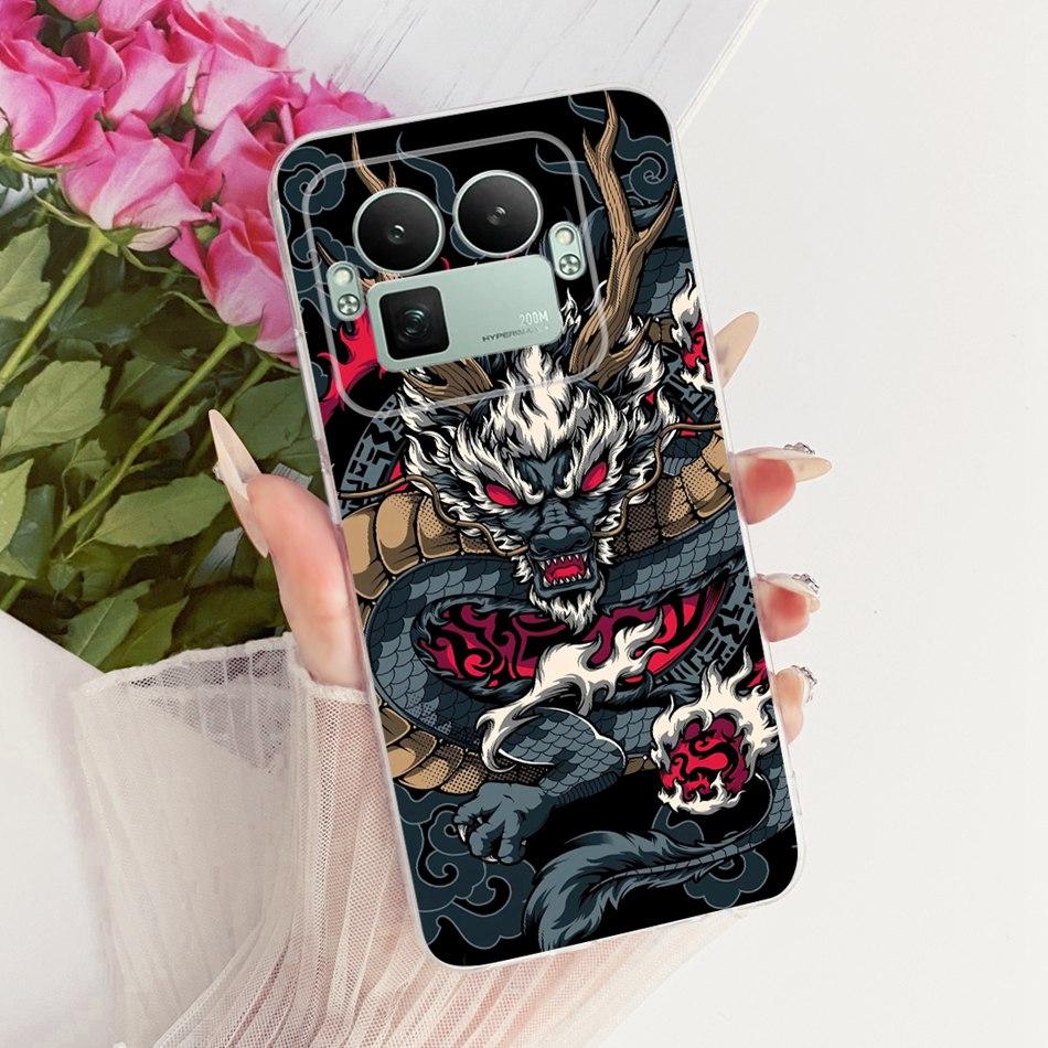 For Realme GT 8 Pro 2025 Cool Dragon Tiger Pattern Phone Case For Realme GT8 GT 8Pro 5G RMX5210 Soft Silicone TPU Cases