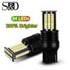 1Pc T20 LED Bulb W21/5W 7443 W21W 7440 WY21W Car Reverse Light 84SMD Auto Turn Signal Lamp 6000K White 12V 24V