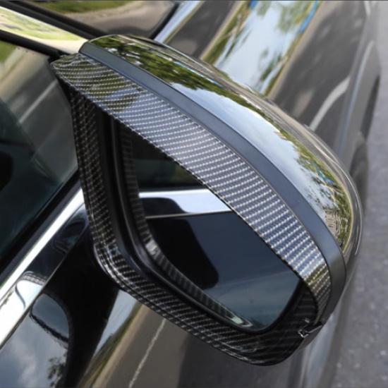 For NISSAN Murano 2025 Carbon Fiber Mirror Rain Eyebrow Trim