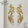 Gold And Silver Embroidery Pattern Cloth Sticker Performance Dress Ironing Stage Antique Clothing Accessories Diy Handmade Decorative Accessories