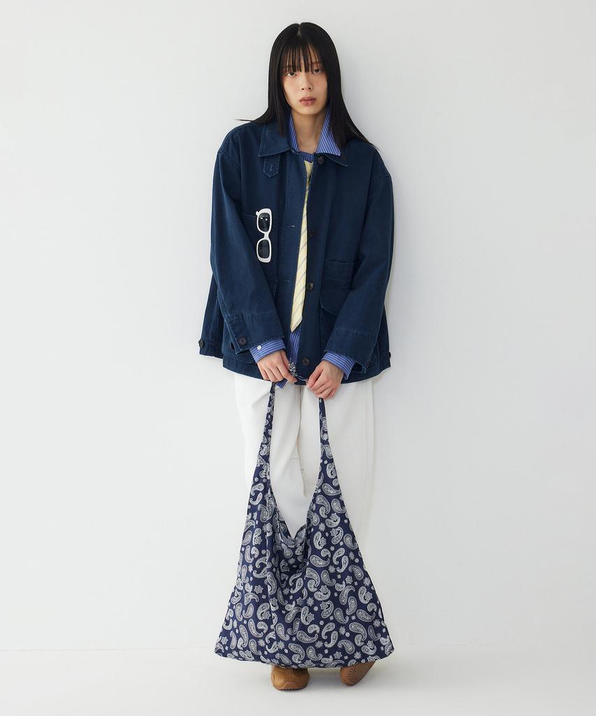 Studio Tomboy Bandana Pattern Shoulder Bag_Navy 9176270983