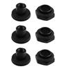 3X Rear Windshield Glass Strut Hardware Kit Fit For Honda Civic 92-95 Hatchback EG6 CRV Black