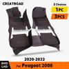 Car Floor Mats For Dongfeng Peugeot 2008 - Auto Foot Pads Automobile Carpet Cover Interior Accessories