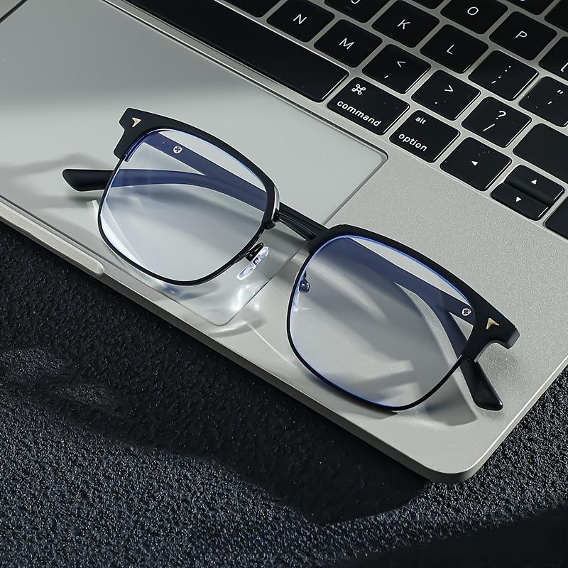 Stylish Square Men's And Blue Light Blocking Computer Glasses