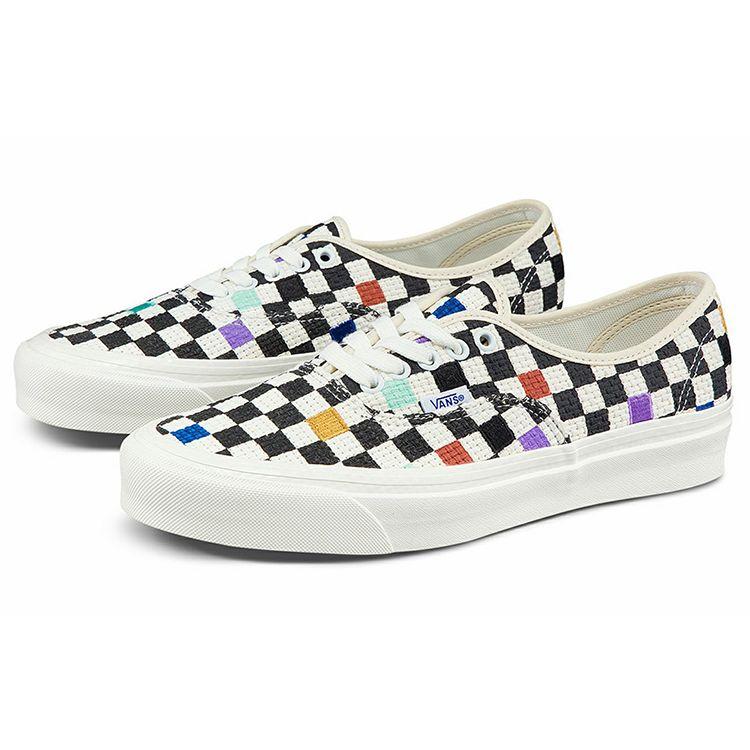Vans נעלי סניקרס יוניסקס Authentic 44 DX Anaheim Factory - משבצות מחט לבן רב-צבעוני VN0A54F29GL