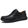 Men's Top Layer Cowhide Leather Shoes Casual Men's Shoes Soft Sole Comfortable PU Leather Men's Driving Shoe Zapatillas