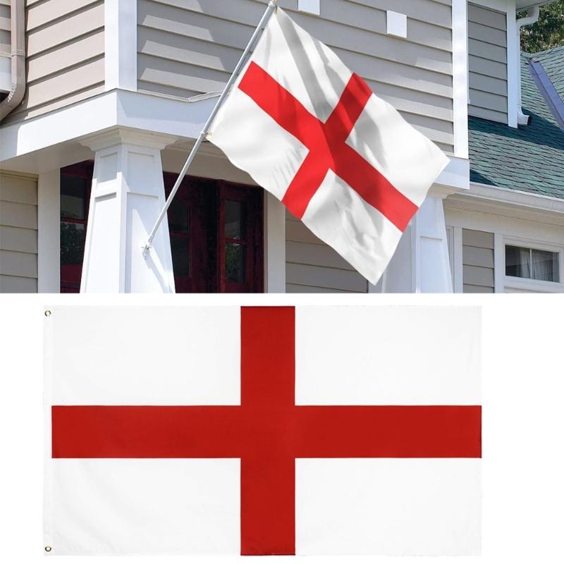 England National Flag 3x5Ft 150D Polyester Country Flag Indoor/Outdoor Bright Colors Thickening and More Durable