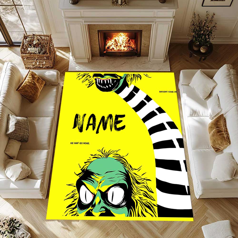 Like Warner Bros. Movies (23) Customize Your Name Rug, Office Chair Cushion, Home Bedroom Living Room Gift.