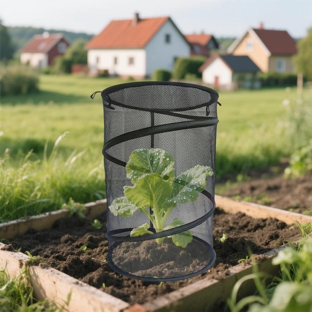 with Ground Stakes Plant Protective Cover Breathable Mesh Plant Cover Vegetable Protection