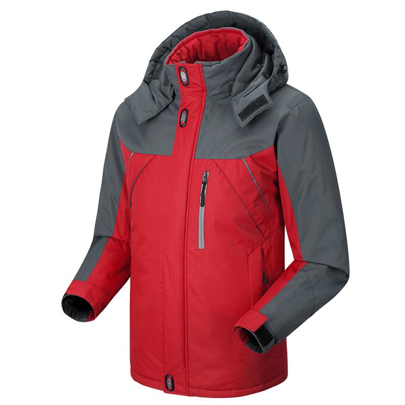 Jacket Large Size Cotton-padded Jacket Jacket Fleece Warm Cotton-padded Jacket Outdoor Waterproof Overalls