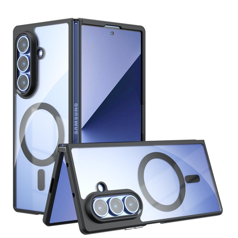 For Samsung Galaxy Z Fold 8 Ultra / Z Fold 7 6 5 4 Case Ultra Thin Soft TPU Frame Clear Matte PC Back Shockproof Full Body Cover
