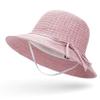 Čepice pro ženy Letní pletená plážová čepice proti slunci Jednobarevná sluneční clona Lady sluneční clona 6cm Brim Sunhat Trav