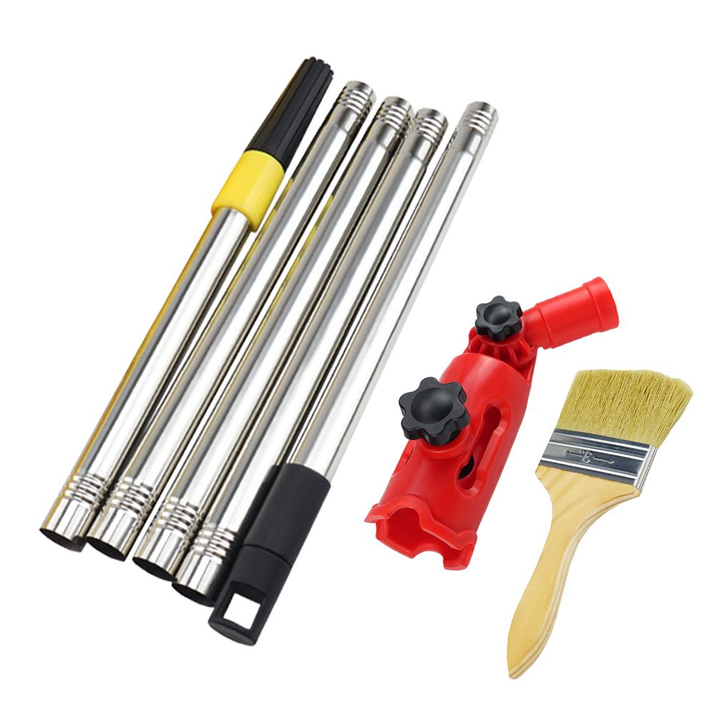 Multi-Angle Paint Brush Extender Paint Brush Extension Handle Detachable Telescopic Ceiling Wall Painting Rods for High Ceiling