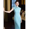 2026 Summer Women's Slim Sleeveless Cheongsam - Modern, Simple Style