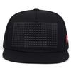 Unisex Square Rubber Top Embroidery Hip-hop Hats Spring and Autumn Outdoor Adjustable Casual Baseball Caps Sunscreen Hat