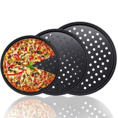 1PC Pizza Tray with Perforated Cheese Pizza Oven Baking Tray Barbecue Barbecue Tray Commercial Large Baking Tray