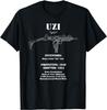 Uzi Submachine Guns Invention and History TShirt 100 Cotton ONeck Summer Short Sleeve Casual Unisexs Tshirt Size S3XL