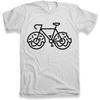 Men's Graphic T-Shirt Bicycle Donuts Simpson Eco-Friendly Limited Edition Short Sleeve Tee-Shirt Vintage