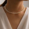 Nieuwe Mode Parel Ketting Sleutelbeenketting Voor Elegante Vrouwen Cadeau Jubileum Bruiloft Nek Sieraden Liefde Hanger