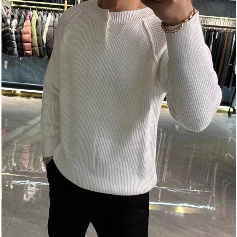 Men S Vintage American Style Knit Sweater Loose Long Sleeve