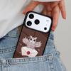 Harris Cute Owl Phone Case for iPhone 16e 15 14 13 12 17 Pro Max Plus Air 17pro Cover Coque