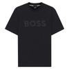 Mens Stripe Cotton Logo T-Shirt