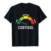 Low Cortisol Levels V Meme T-shirt Men and Women Summer Gothic Clothing Fashion Casual Round Neck Short Sleeved Top Streetwear