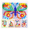 Non-Toxic Pegboard Set Educational Stem Toy Creative Diy Building Blocks With Colorful Beads And Rubber Stoppers Interactive Puzzle